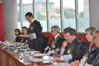 El presidente del TSJ de la Región,  Miguel Pasqual del Riquelme Herrero